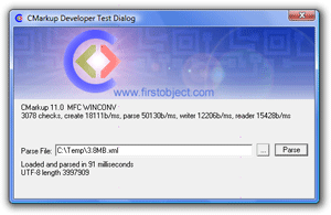 CMarkup Test Dialog