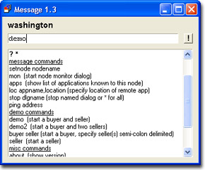 console dialog for washington node